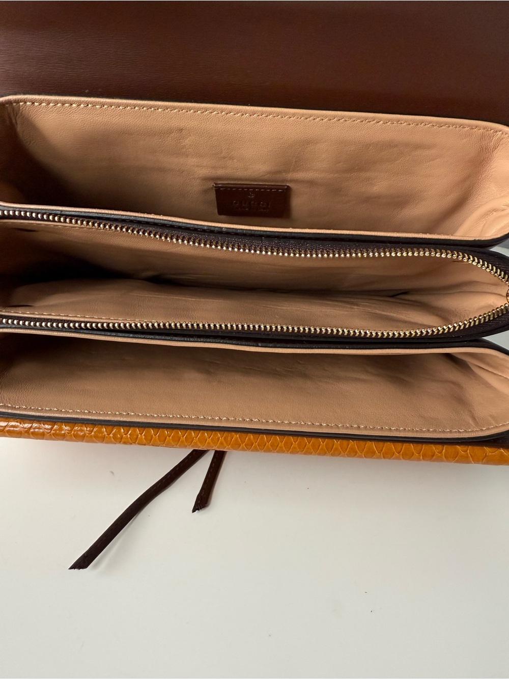 Gucci Zumi Multicolor Python Shoulder Bag - Picture 13 of 14